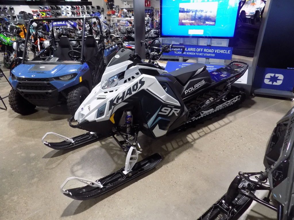 2026 Polaris® Patriot 9R RMK Khaos 155 Premium Matte Casecade Green / in fort collins CO