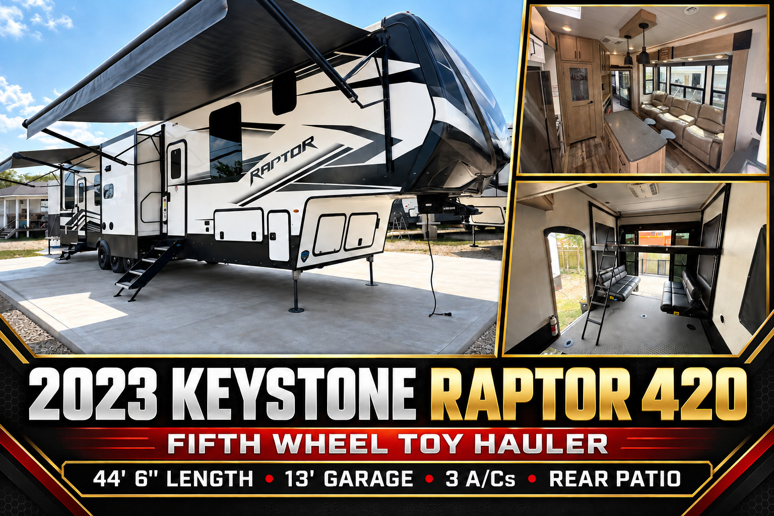 2023 Keystone RAPTOR 420 RV