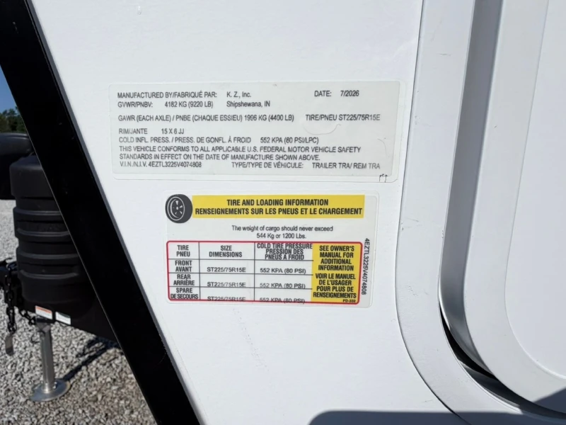 2027 KZ RV Connect C302FBK