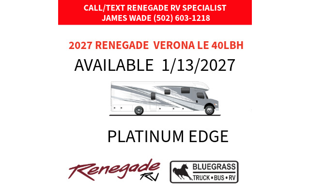 2027 Renegade VERONA LE 40LBH in georgetown KY