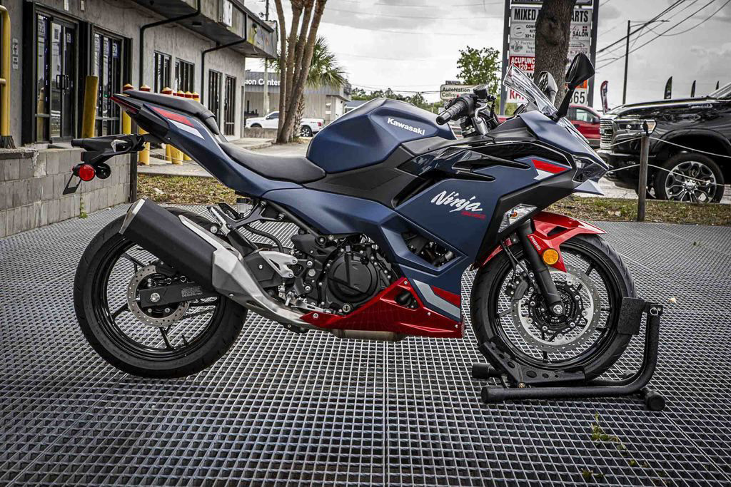 2026 Kawasaki Ninja 500 ABS Metallic Matte Twilight Blue ABS in Union Park, FL