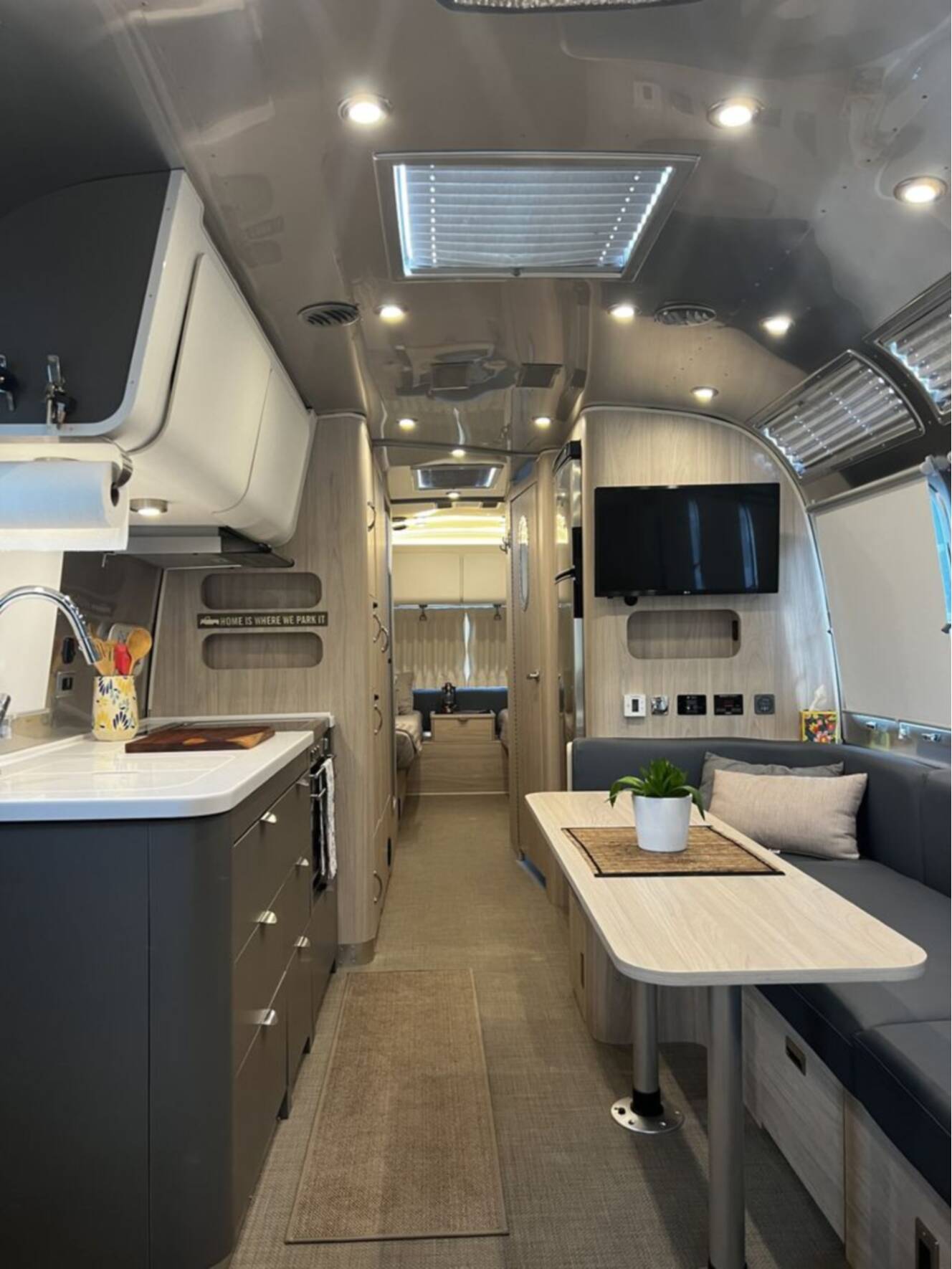 A photo of this 2021 Airstream Globetrotter 30RB Twin