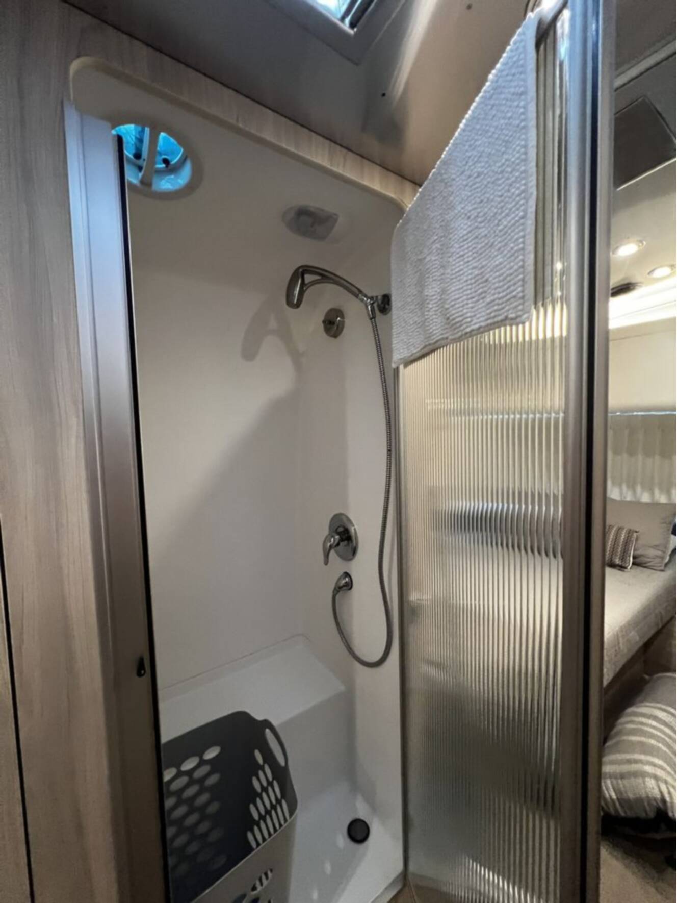 A photo of this 2021 Airstream Globetrotter 30RB Twin