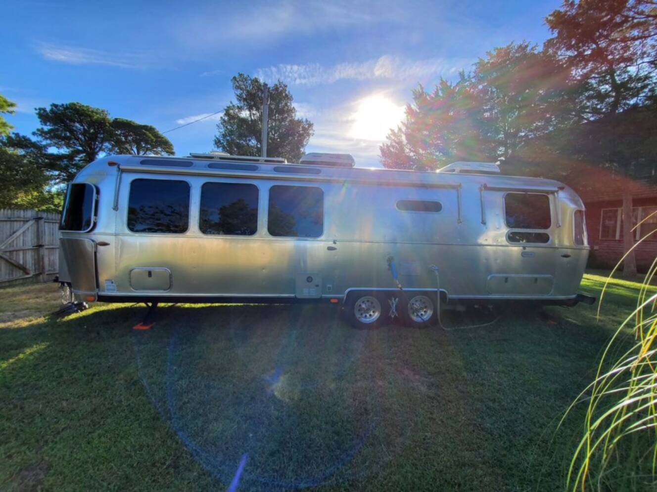 A photo of this 2021 Airstream Globetrotter 30RB Twin