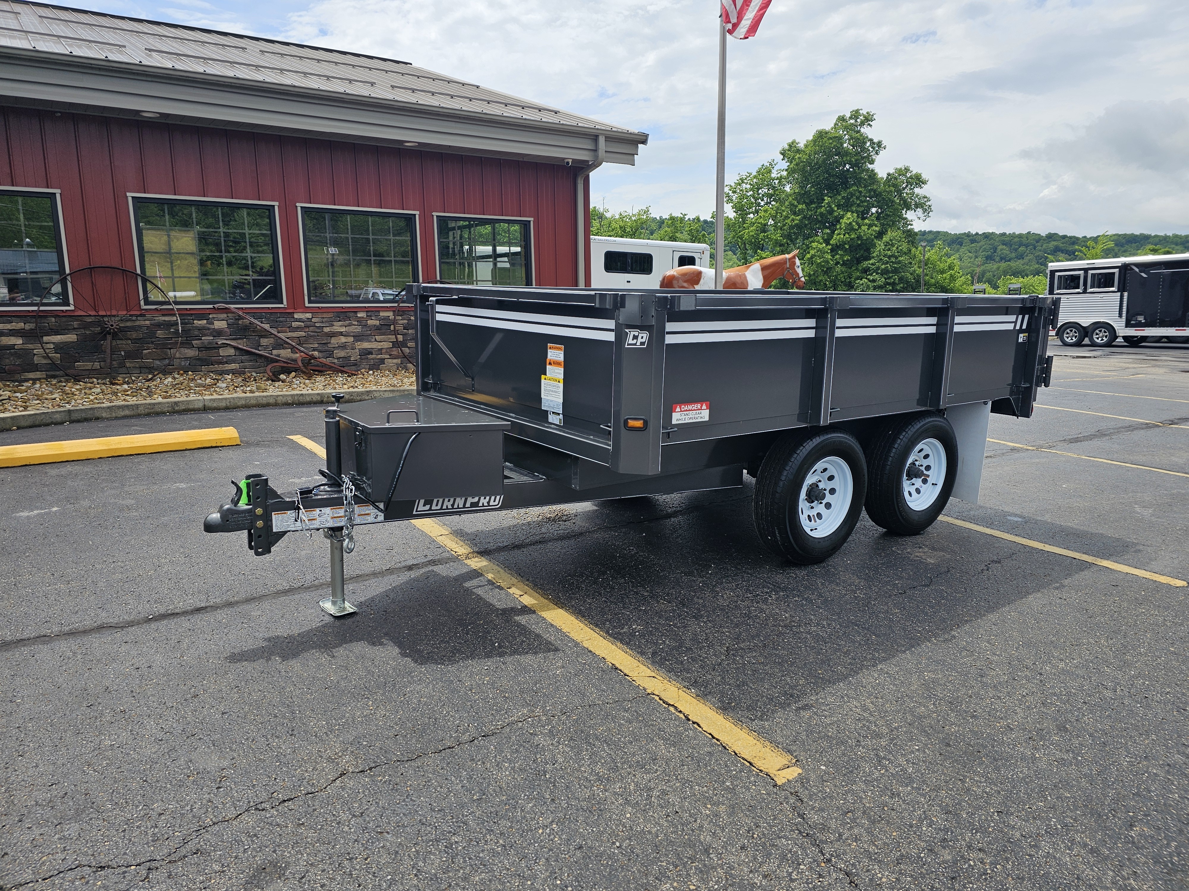 2026 CornPro Trailers 10' Deckover Dump Trailer in Athens, OH