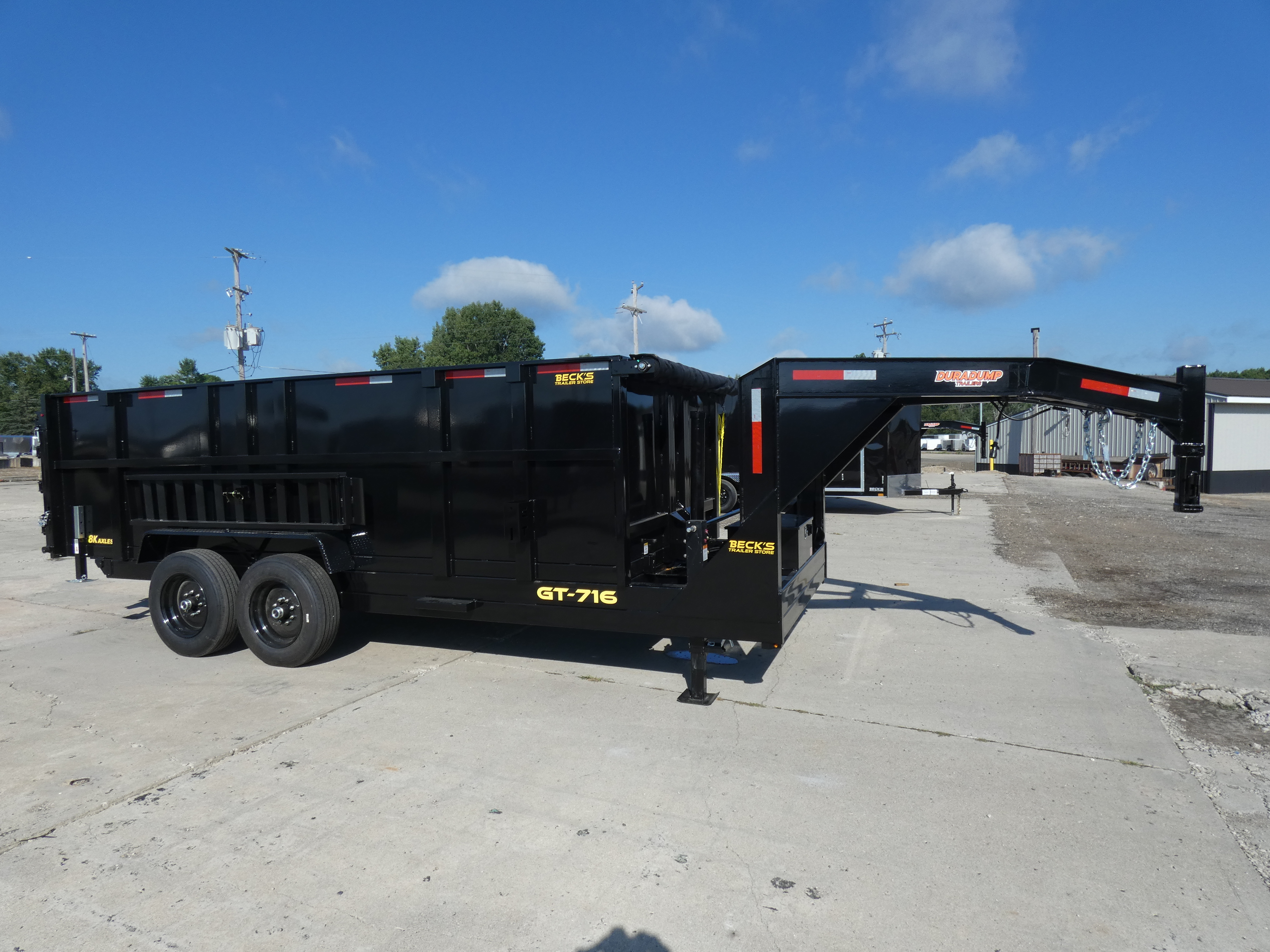 2026 DuraDump 7' x 16' Gooseneck Dump Trailer - 16K Weight Rating - 4 in Saint Johns, MI