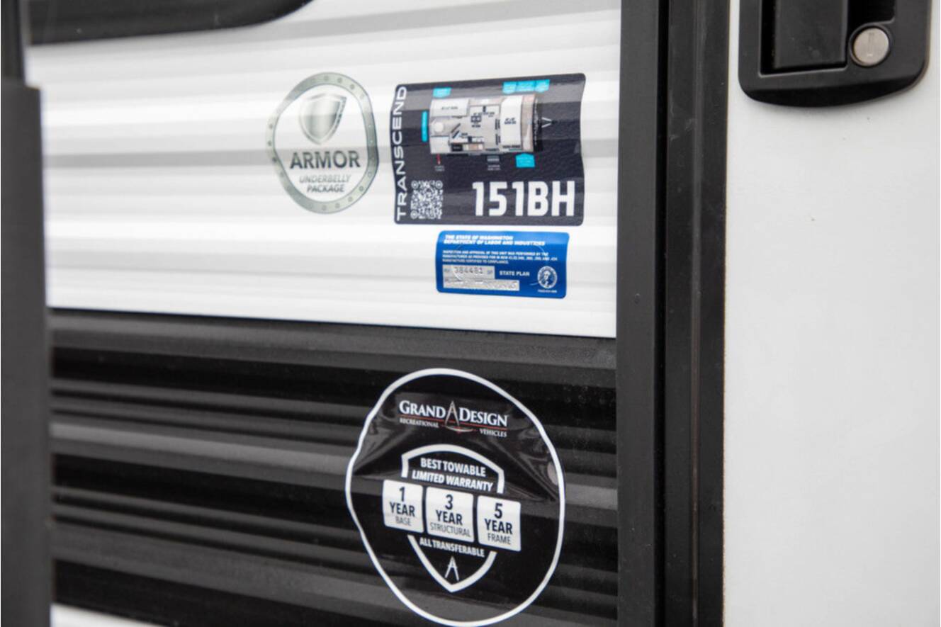 A photo of this 2026 Grand Design TRANSCEND 151BH