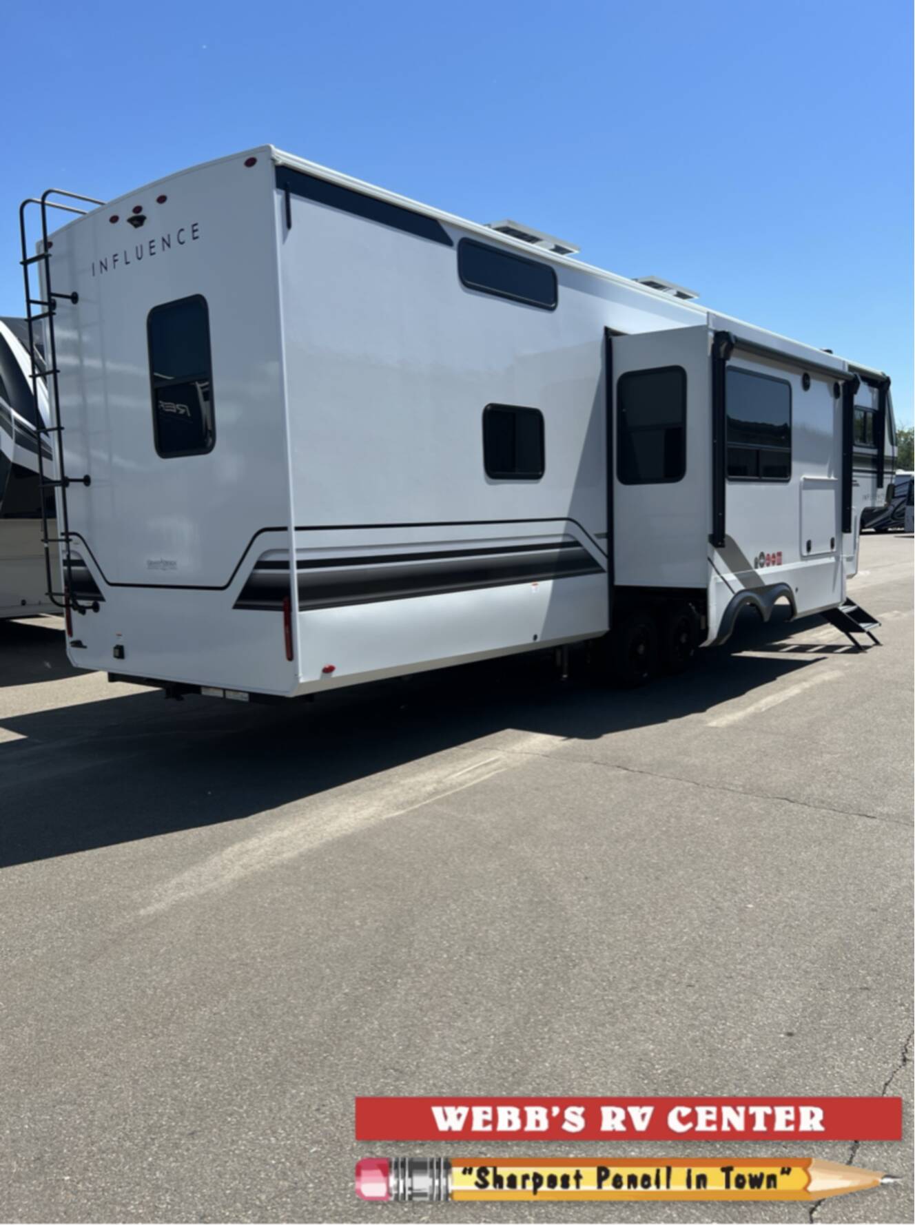 A photo of this 2027 Grand Design Influence 3804DS