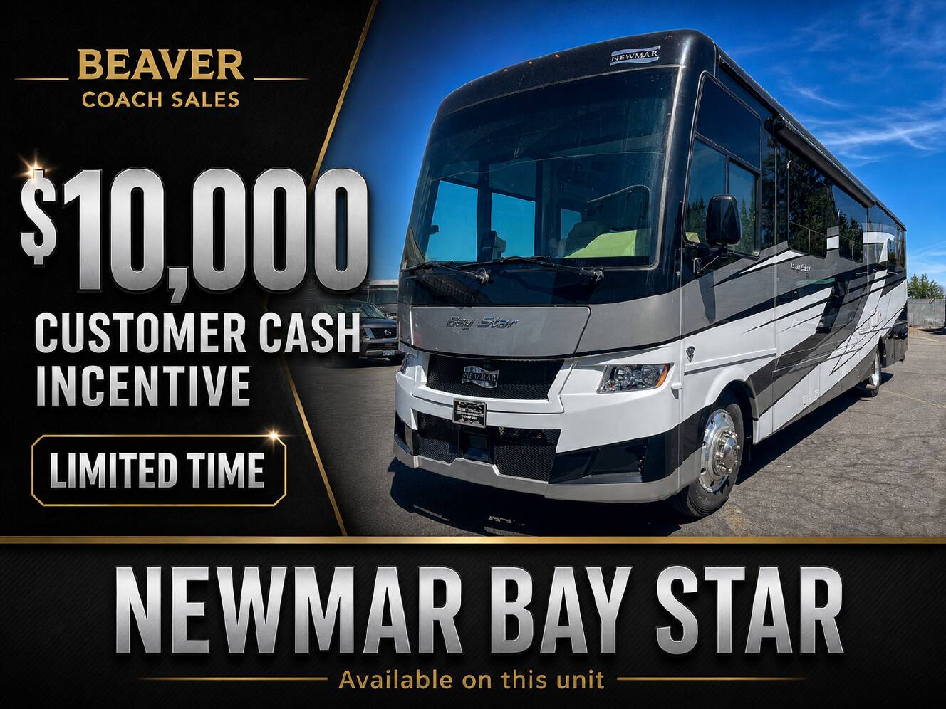 A photo of this 2026 Newmar Bay Star 3626