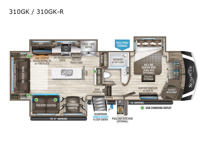2022 Grand Design Solitude 310GK in piedmont SD