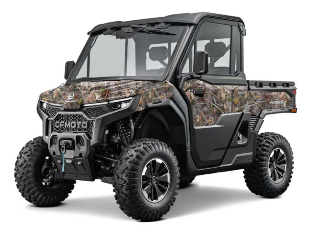 A photo of this 2027 CFMOTO UFORCE U10 Pro Highland EPS TrueTimber® Kanati Camo