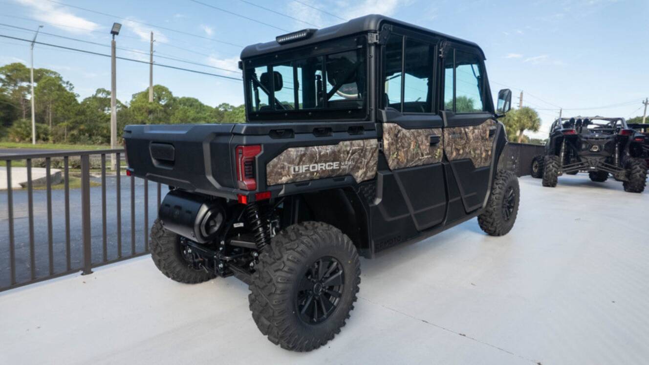 A photo of this 2027 CFMOTO UFORCE U10 XL Pro Highland EPS TrueTimber® Kanati Camo
