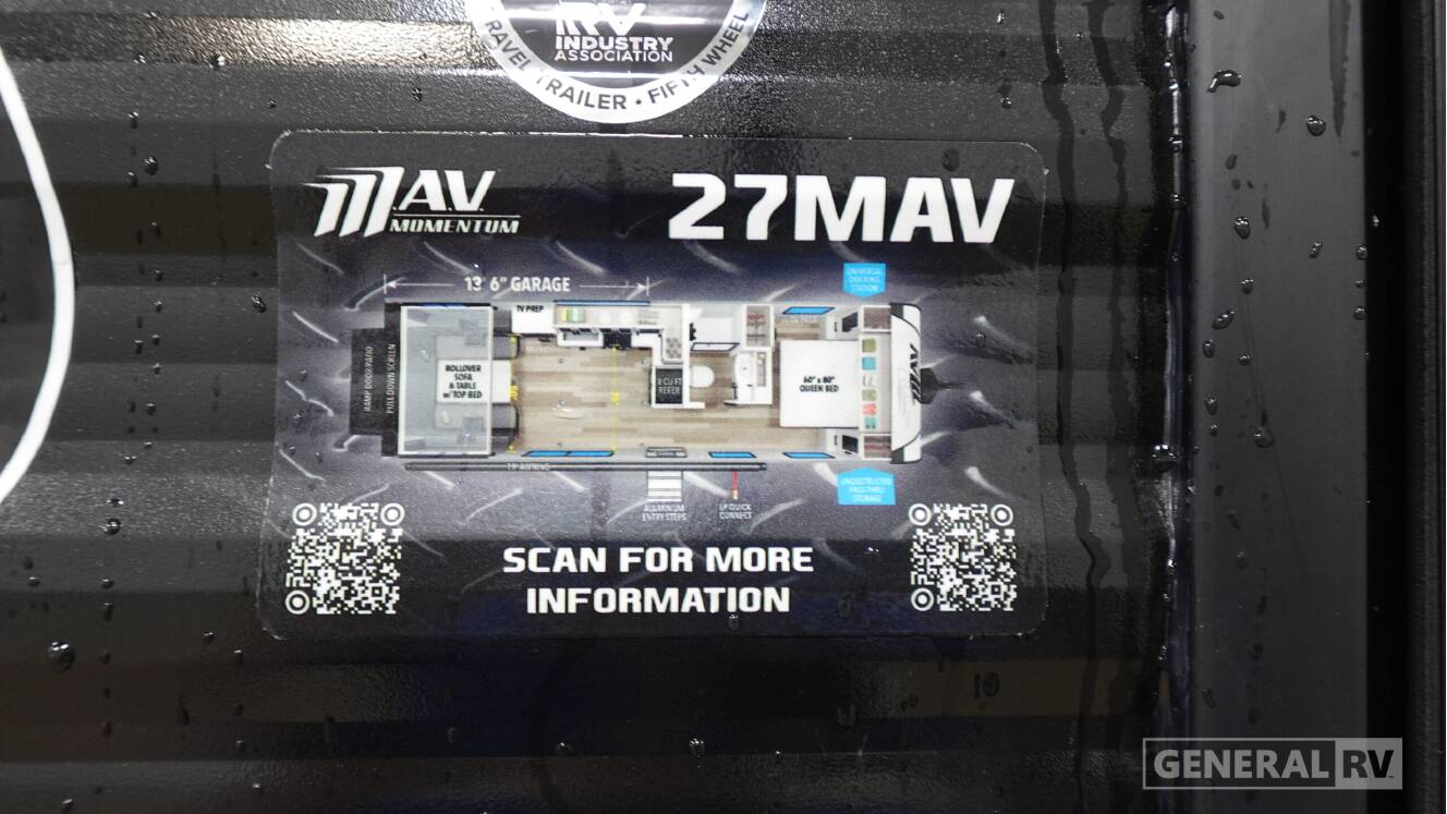 A photo of this 2026 Grand Design MOMENTUM 27MAV
