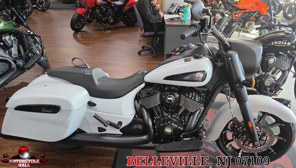 2026 Indian Motorcycle® Springfield ® Dark Horse® Ghost White Metallic Smoke DARK HORSE in Belleville, NJ
