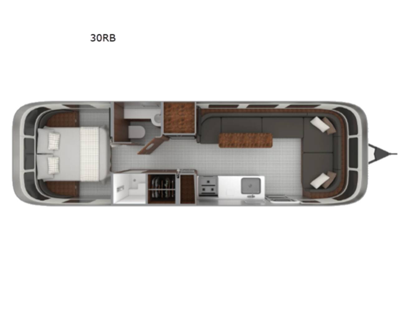 A photo of this 2027 Airstream Globetrotter 30RB