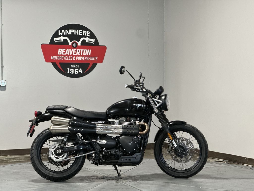 2022 Triumph Street Scrambler Jet Black in Tigard, OR