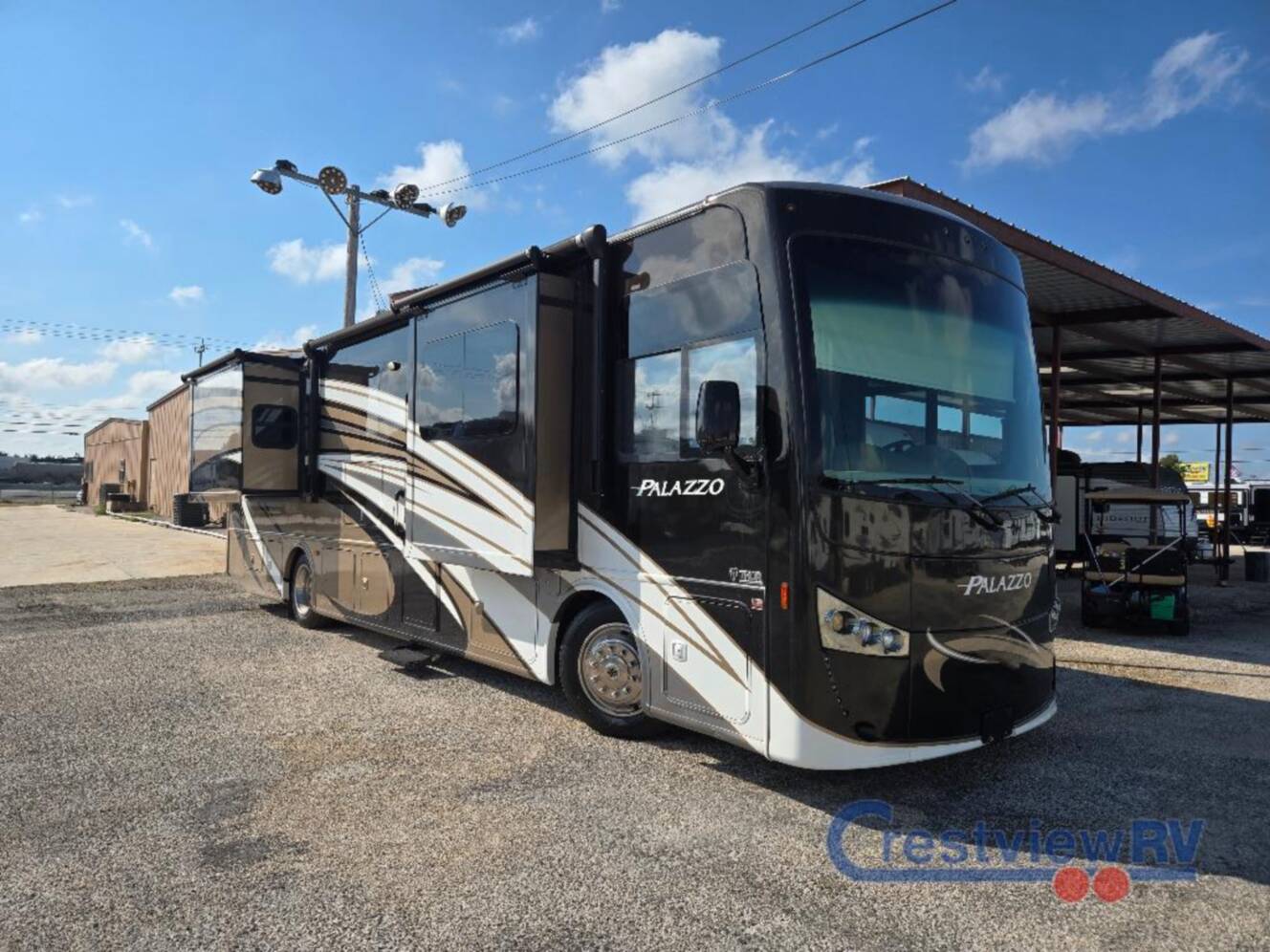 A photo of this 2017 Thor Motor Coach Palazzo 35.1