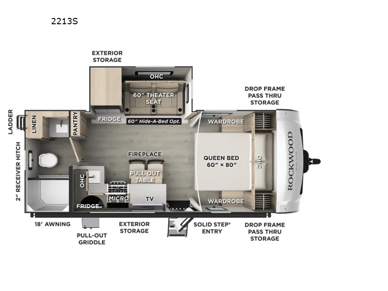 2027 Forest River Rv Rockwood Mini Lite 2213S in farmington NY