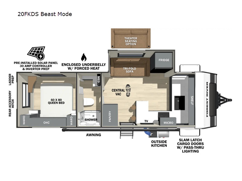 2027 Forest River Rv IBEX 20FKDS Beast Mode in middlebury IN