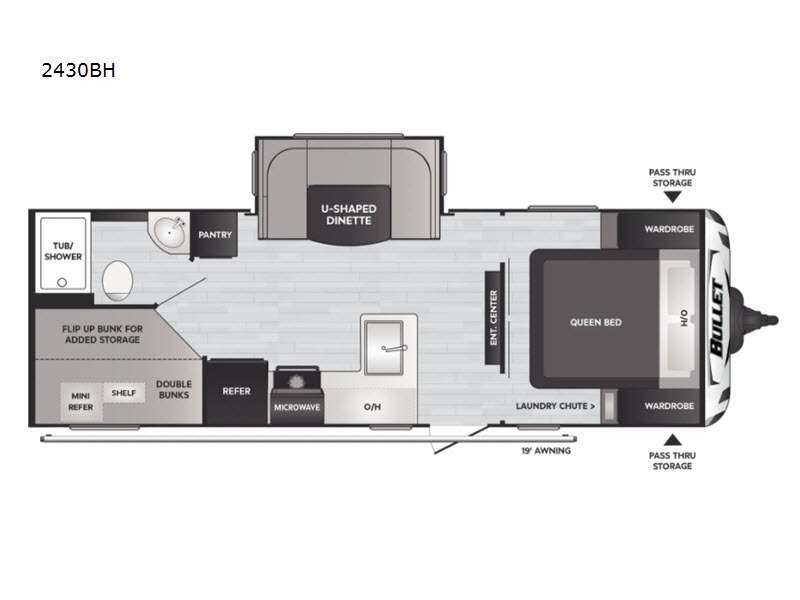 2021 Keystone Rv Bullet Crossfire 2430BH in mt pleasant MI