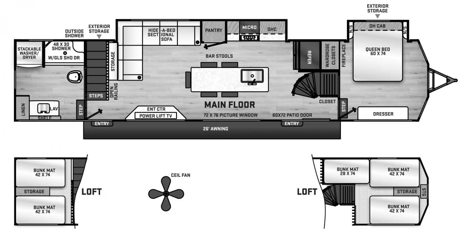 2027 Coachmen Catalina Destination Loft 42CONDO in lake mills WI