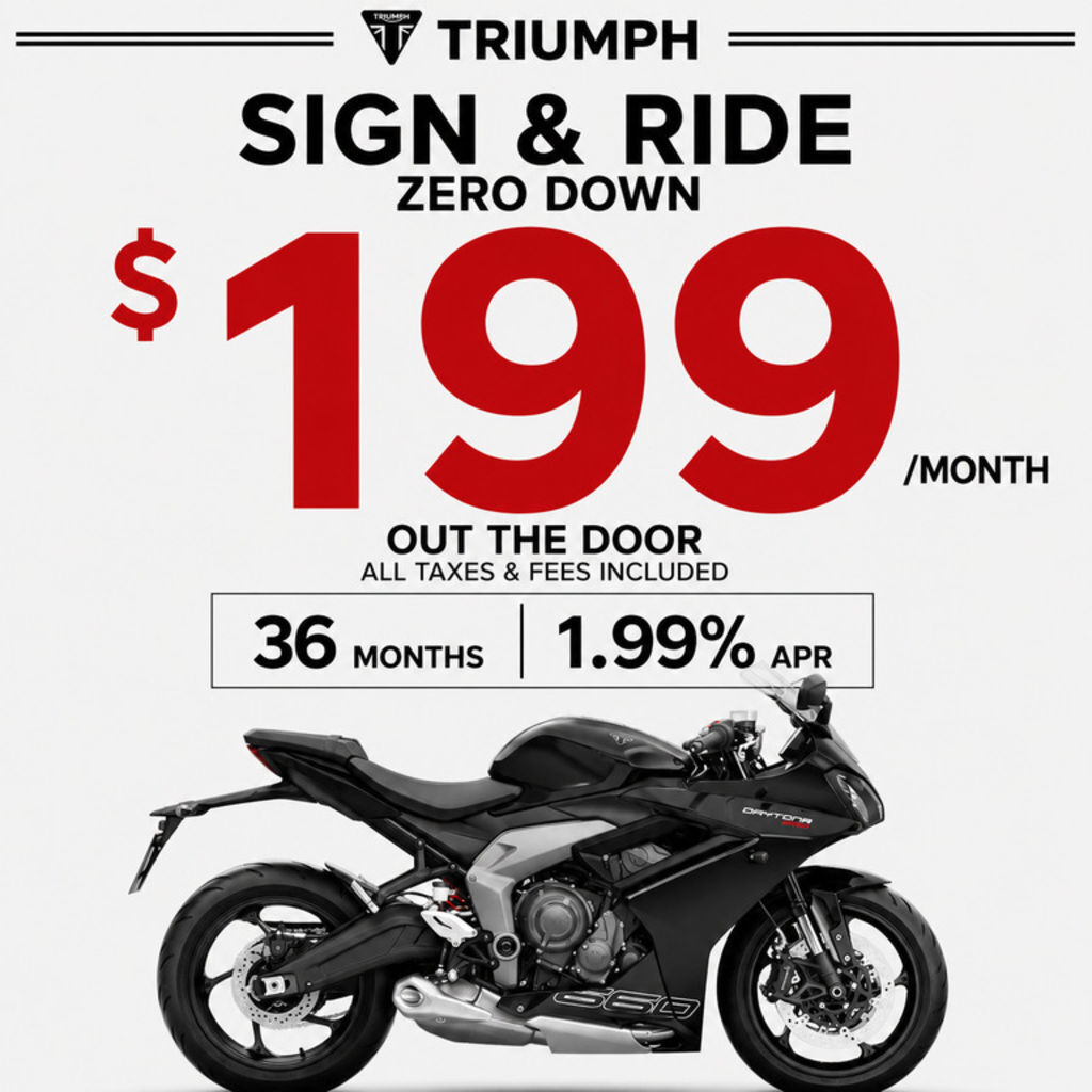 2026 Triumph Daytona 660 Sapphire Black 660 in Pompano Beach, FL