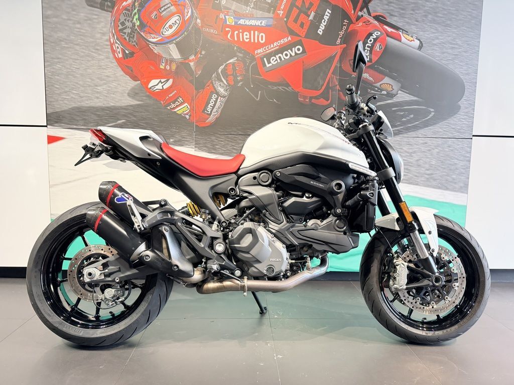 2024 Ducati Monster Plus Iceberg White PLUS in Pompano Beach, FL