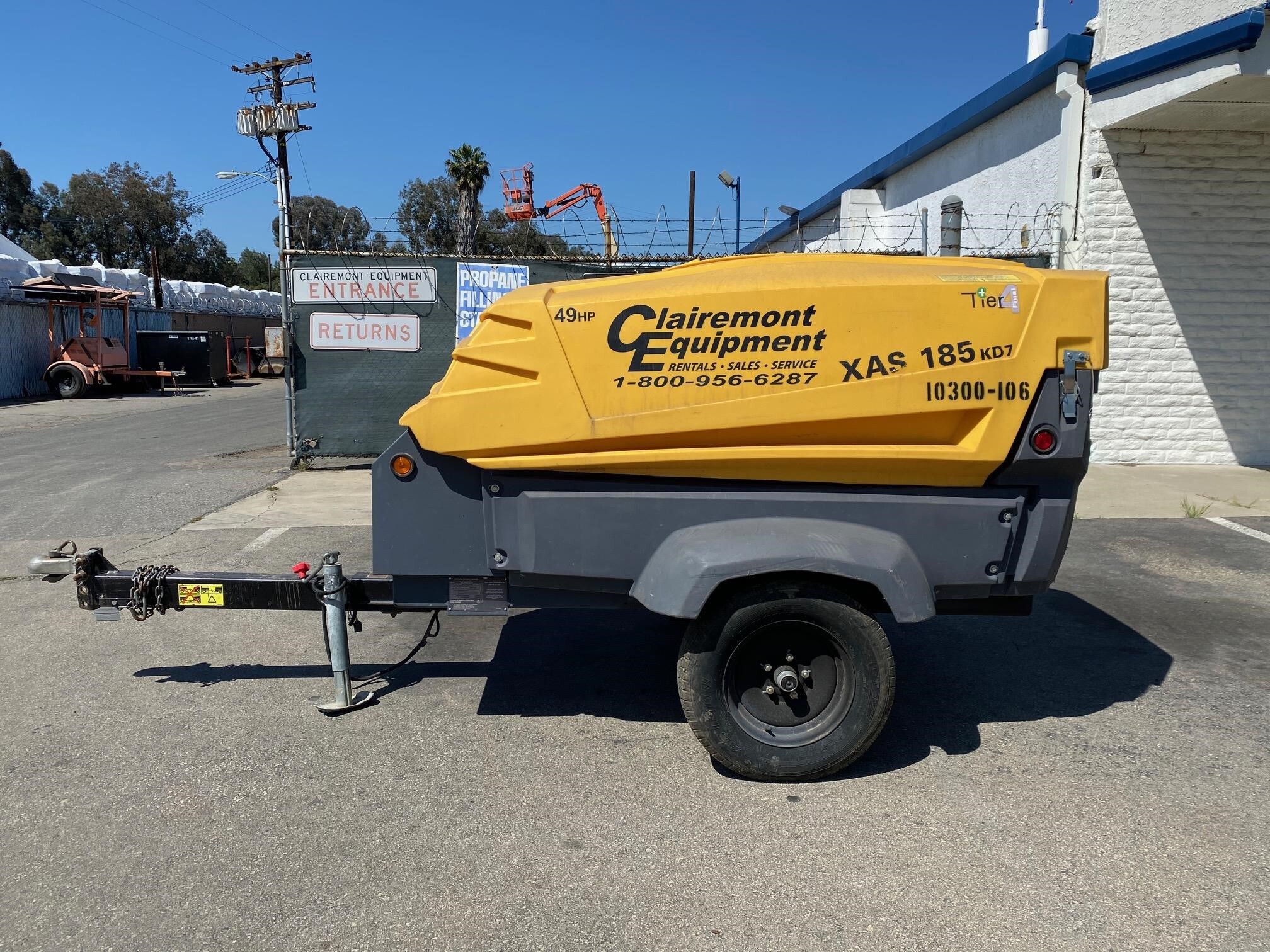 2016 ATLAS COPCO XAS185KD7 in San Diego, CA