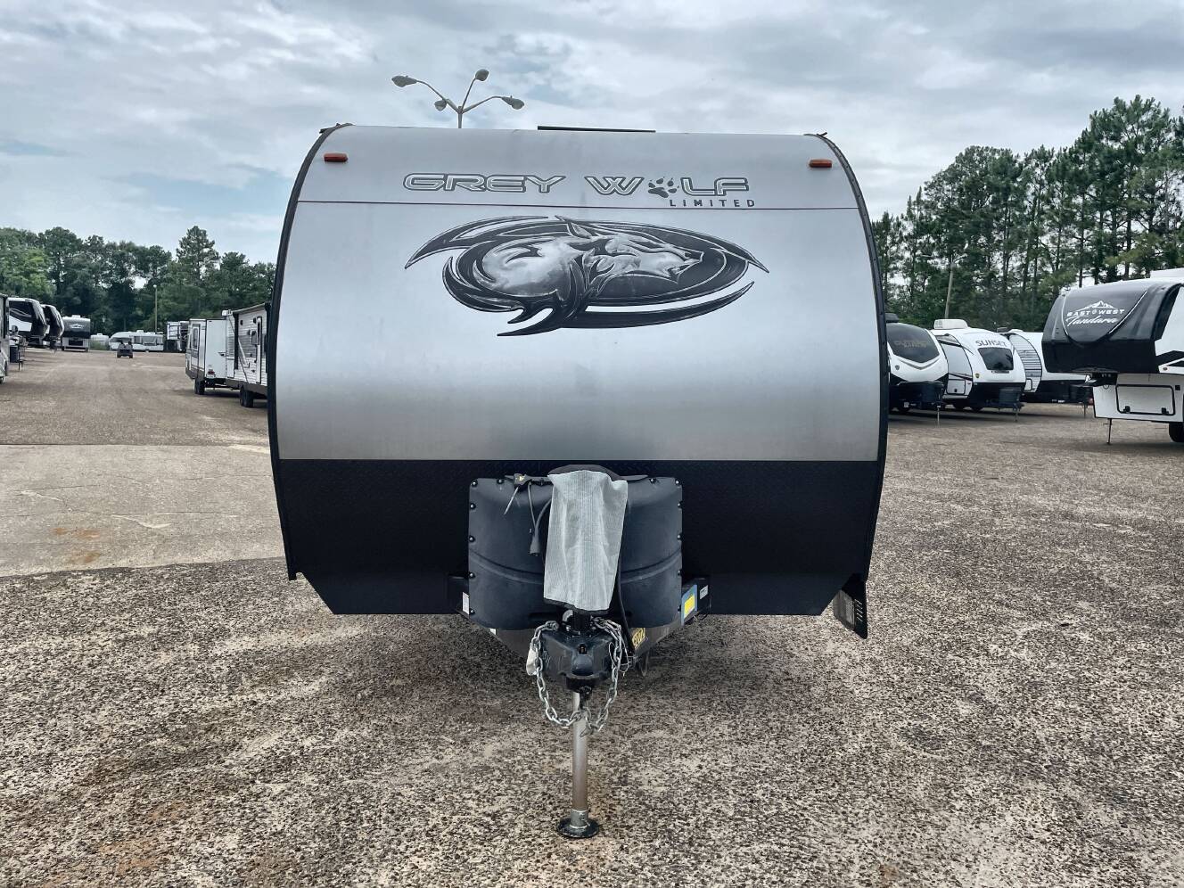 A photo of this 2022 Forest River GREY WOLF 26DBH