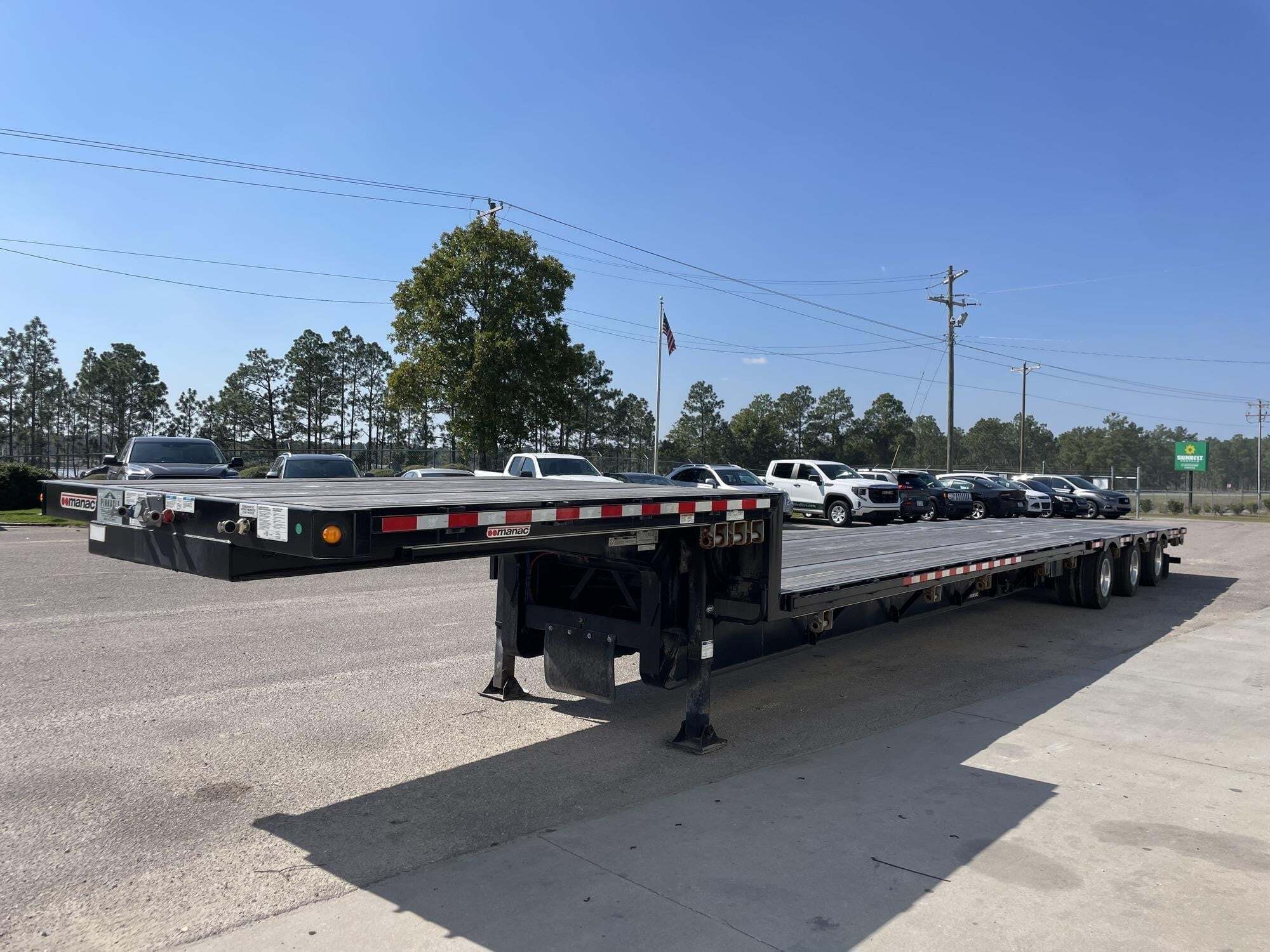 2021 MANAC 53' X 102" X STEEL DROP DECK EXTENDABLE FLATBED in Wilmington, NC