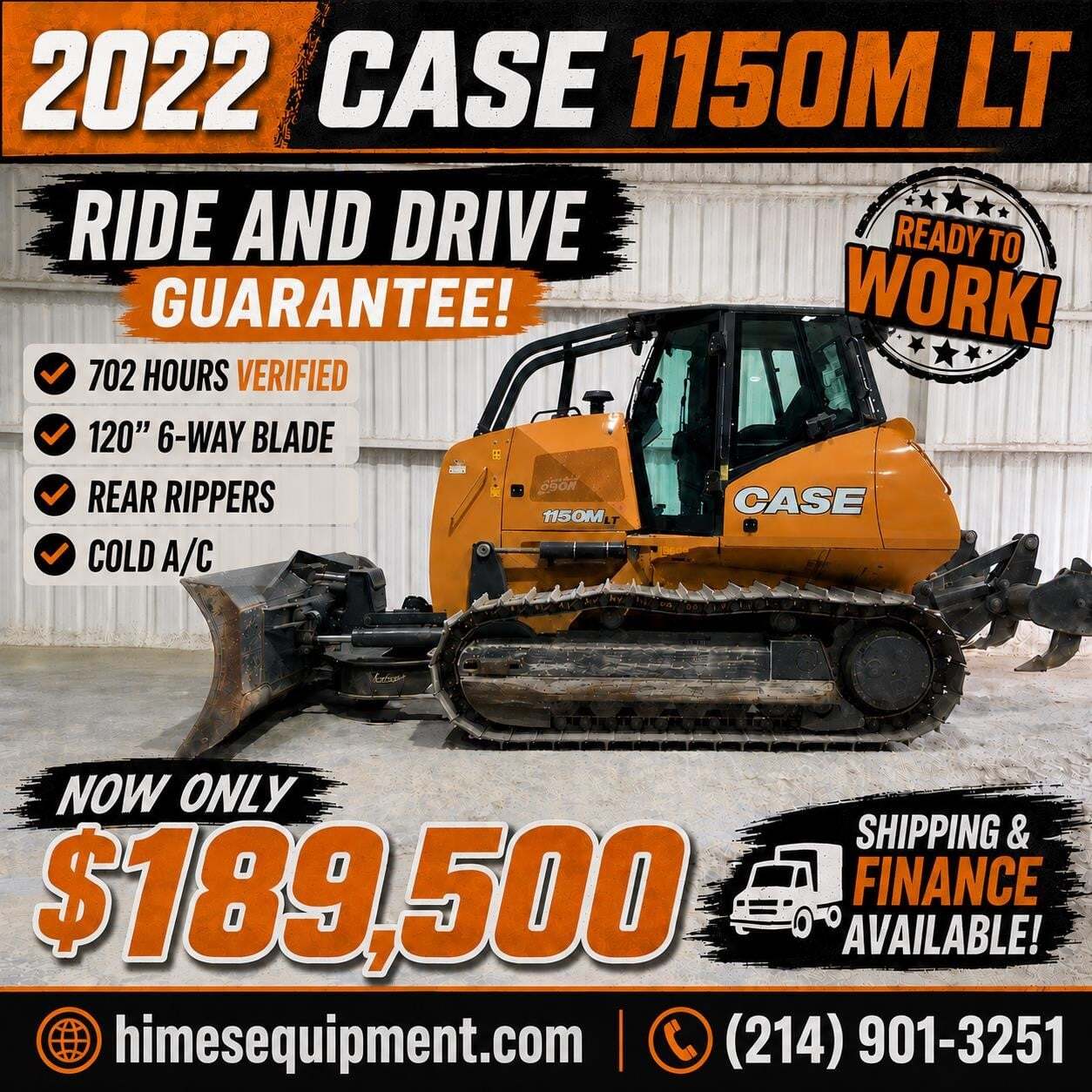 2022 CASE 1150M LT in Van Alstyne, TX
