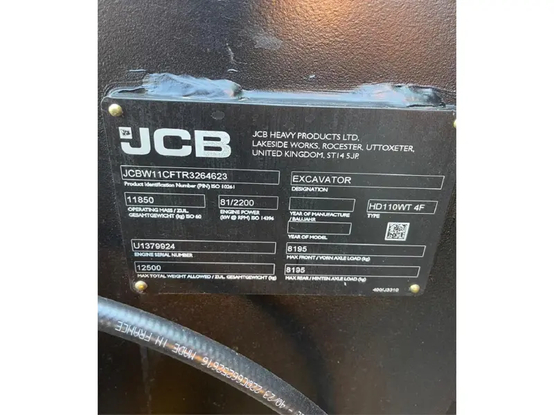 2024 JCB HYDRADIG 110W