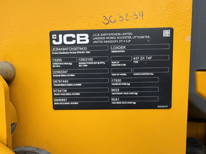 2022 JCB 437ZX