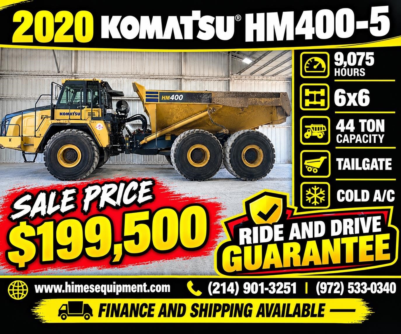 2020 KOMATSU HM400-5 in Van Alstyne, TX
