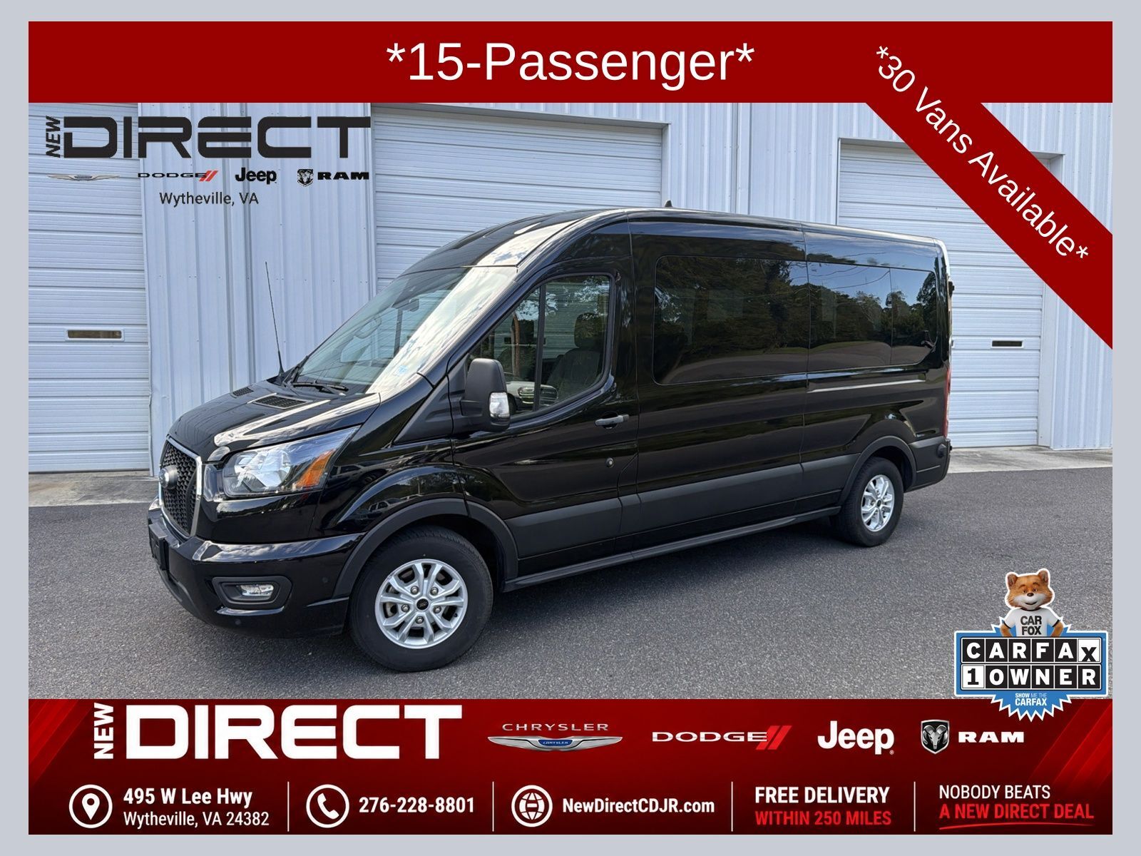 2024 FORD TRANSIT 350 in Wytheville, VA