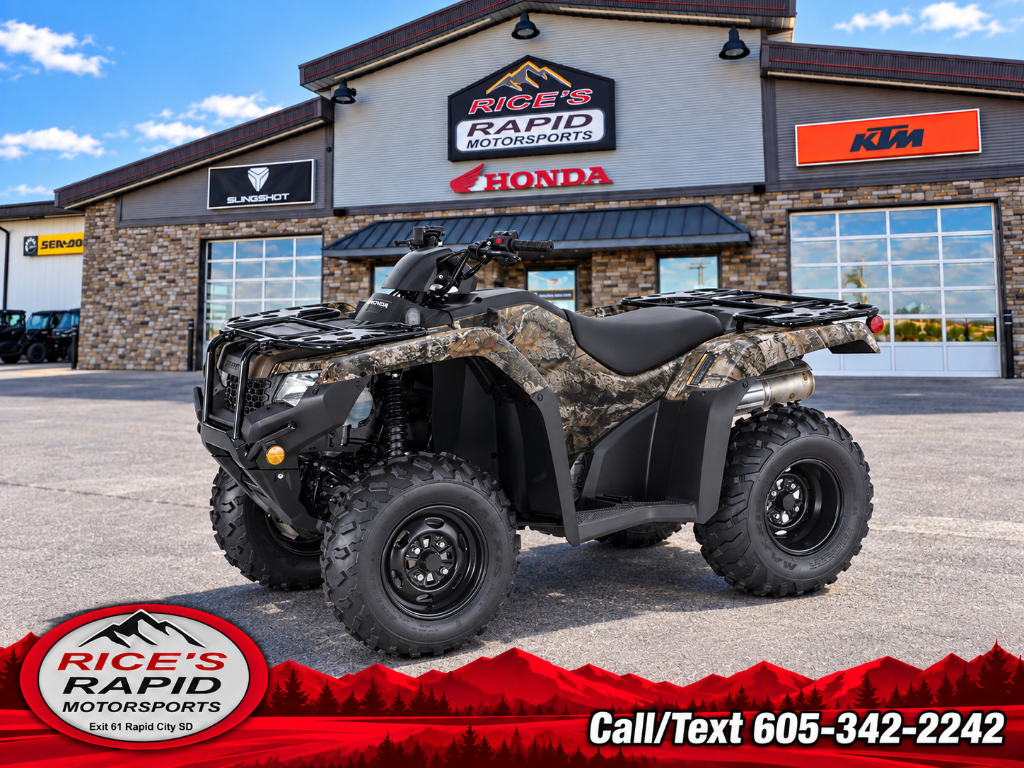 2026 Honda FourTrax Rancher 4x4 in rapid city SD
