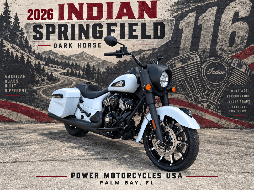 2026 Indian Motorcycle Springfield DH BASE in Palm Bay, FL