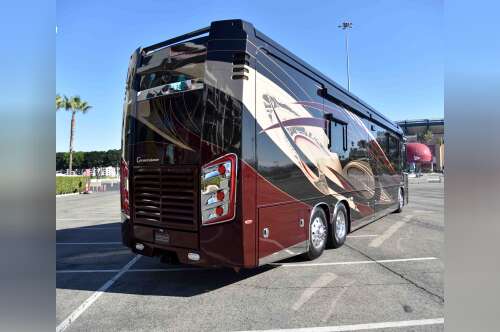 2017 Entegra Coach CORNERSTONE 45B in orange CA