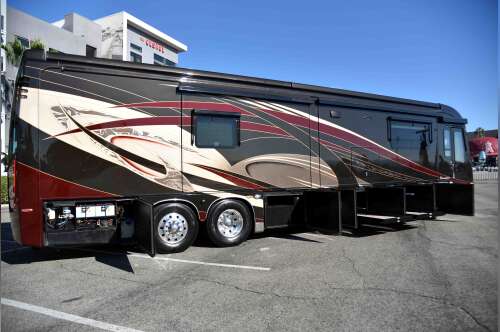 2017 Entegra Coach CORNERSTONE 45B in orange CA