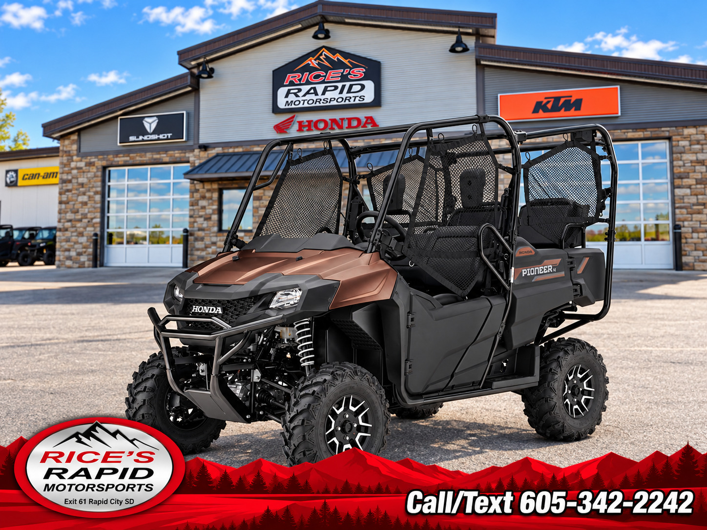 2021 Honda Pioneer 700-4 Deluxe in rapid city SD