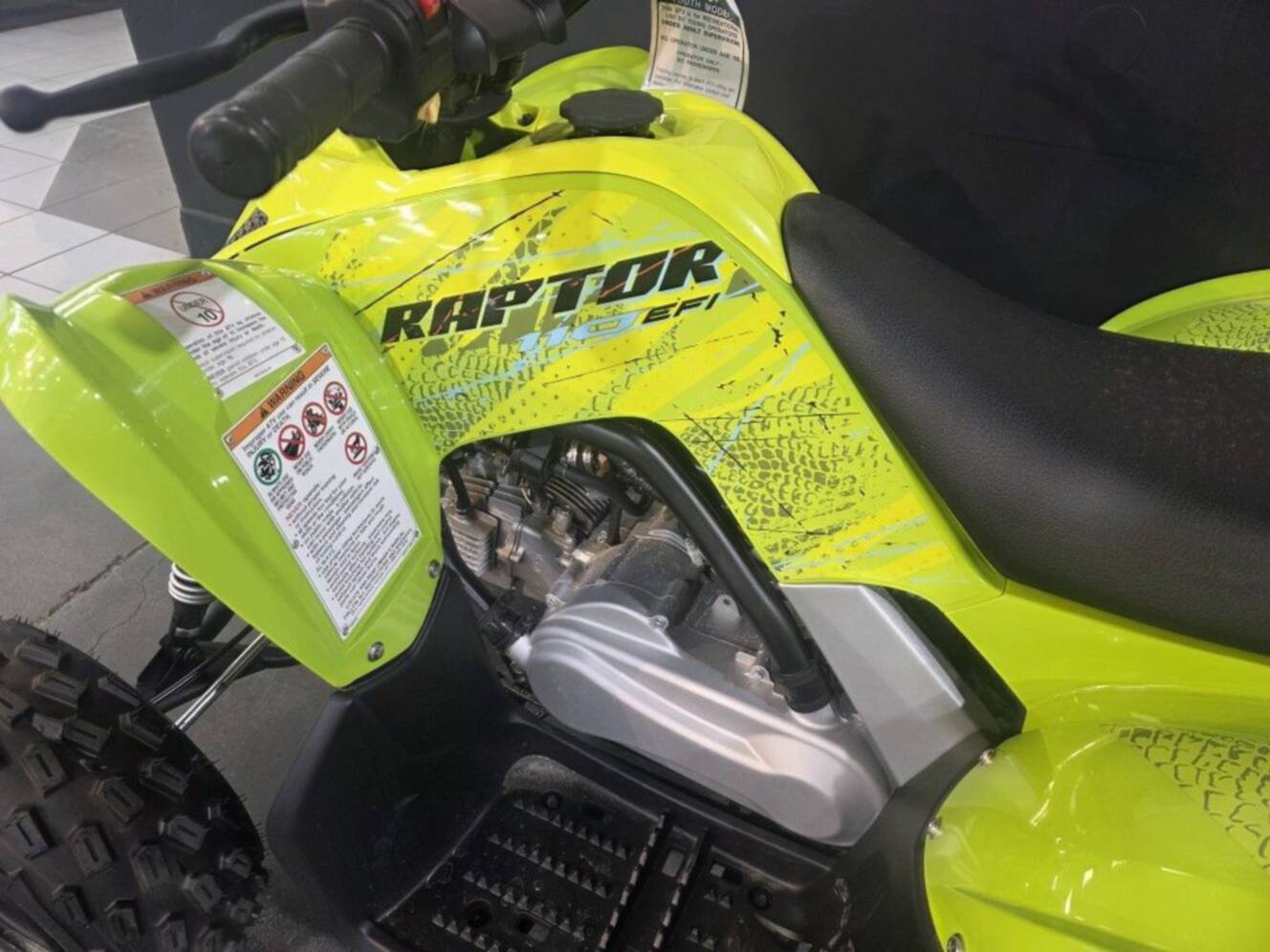 A photo of this 2026 Yamaha Raptor 110