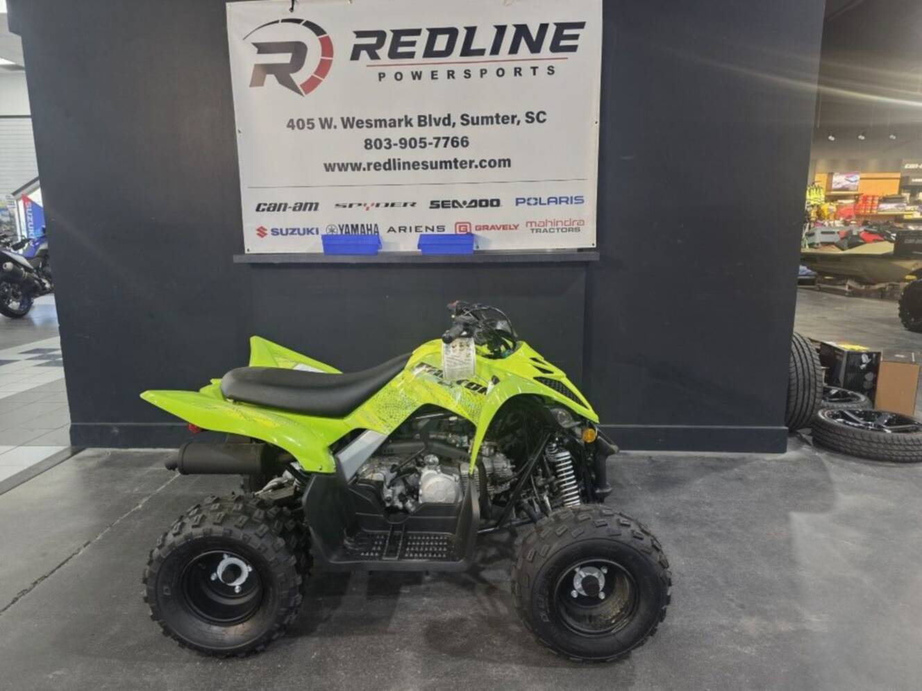 A photo of this 2026 Yamaha Raptor 110