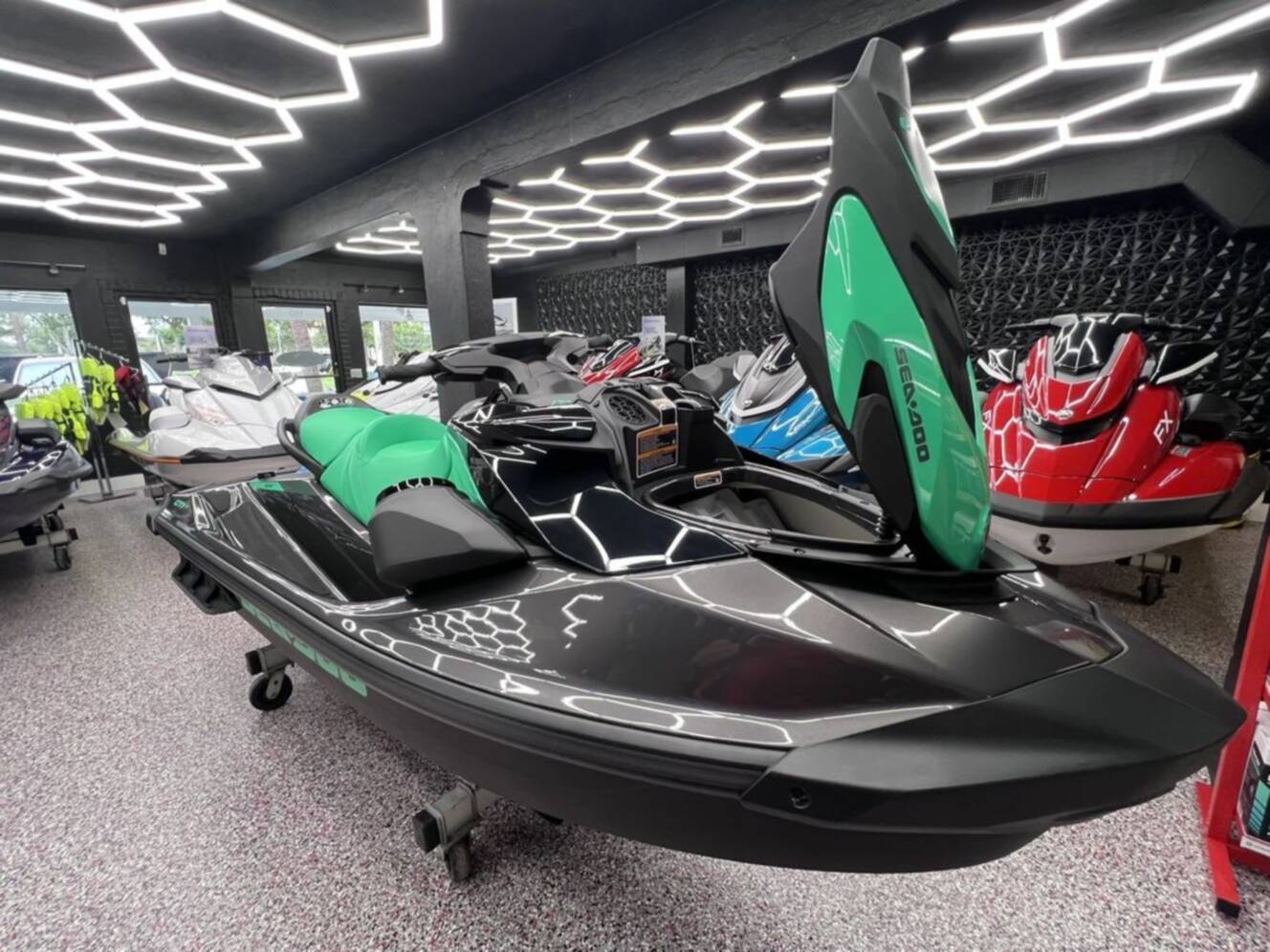 A photo of this 2026 Sea-Doo GTI SE 170 Tech, Audio, iDF, iBR