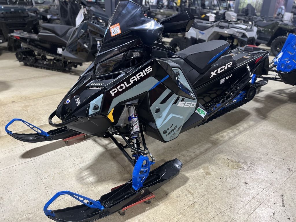 2026 Polaris® 650 INDY XCR 137 Hemlock Blue / Black / Velocity Blue in shorewood IL