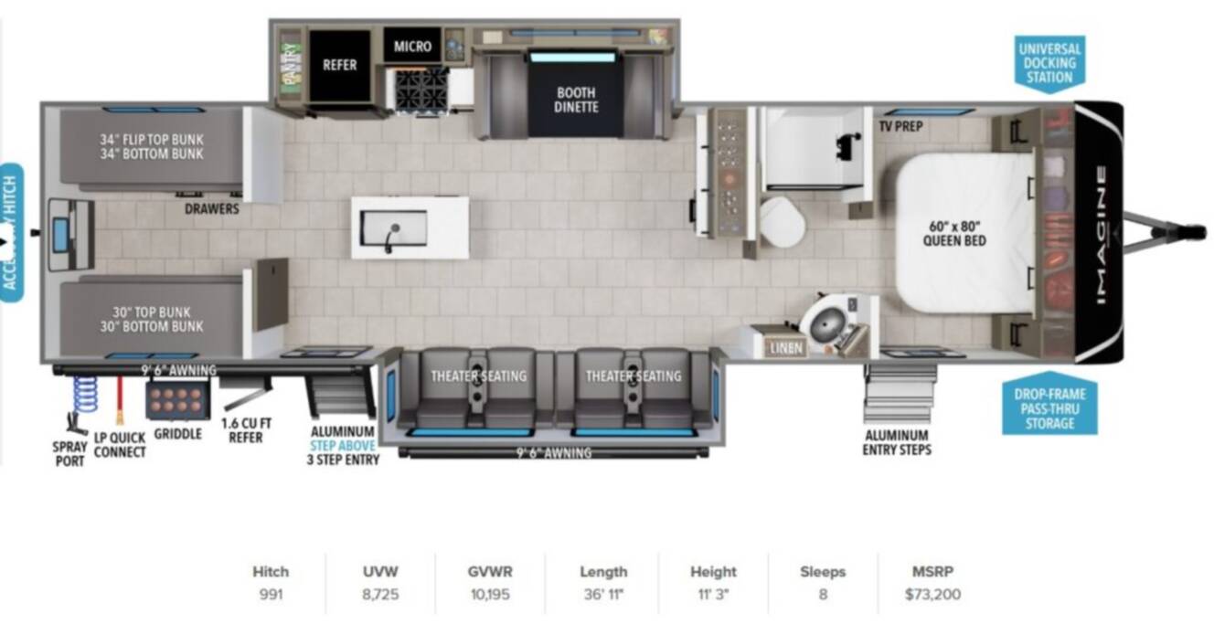 A photo of this 2026 Grand Design Imagine 3210BH