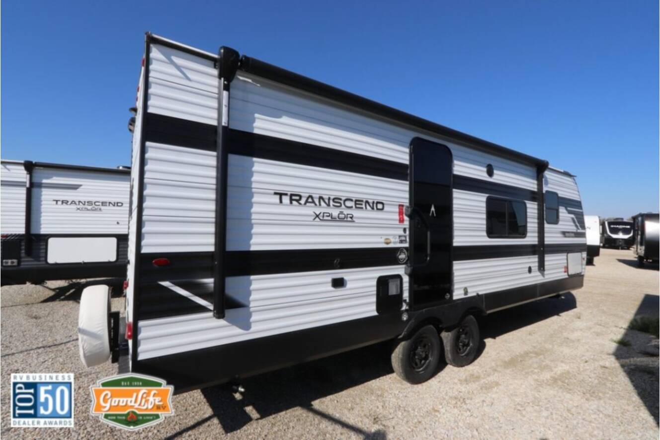 A photo of this 2026 Grand Design Transcend XPLOR 25MLX