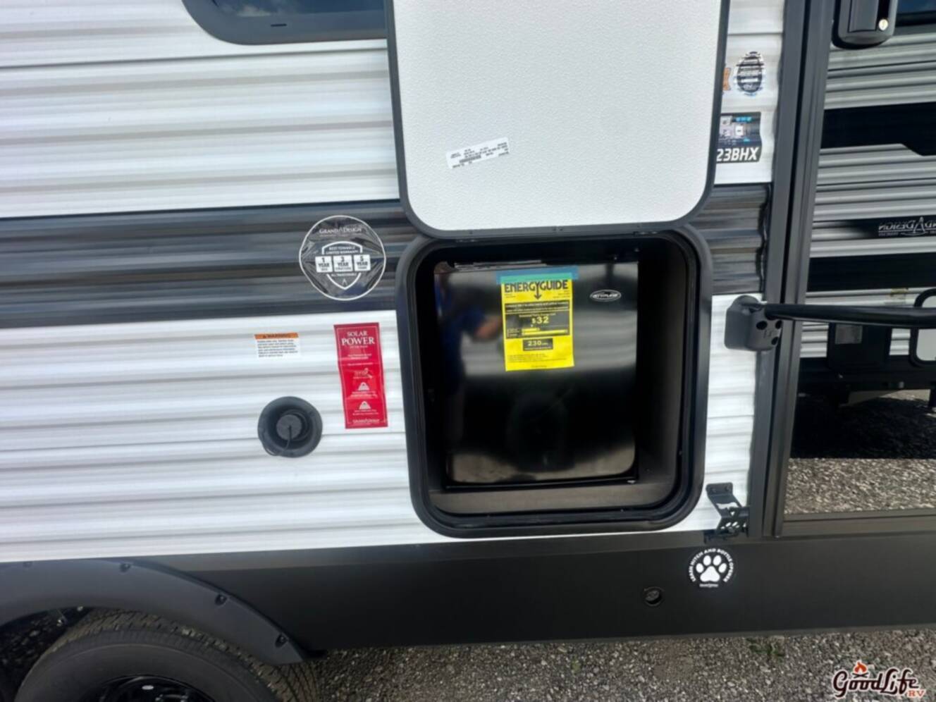 A photo of this 2026 Grand Design Transcend XPLOR 23BHX