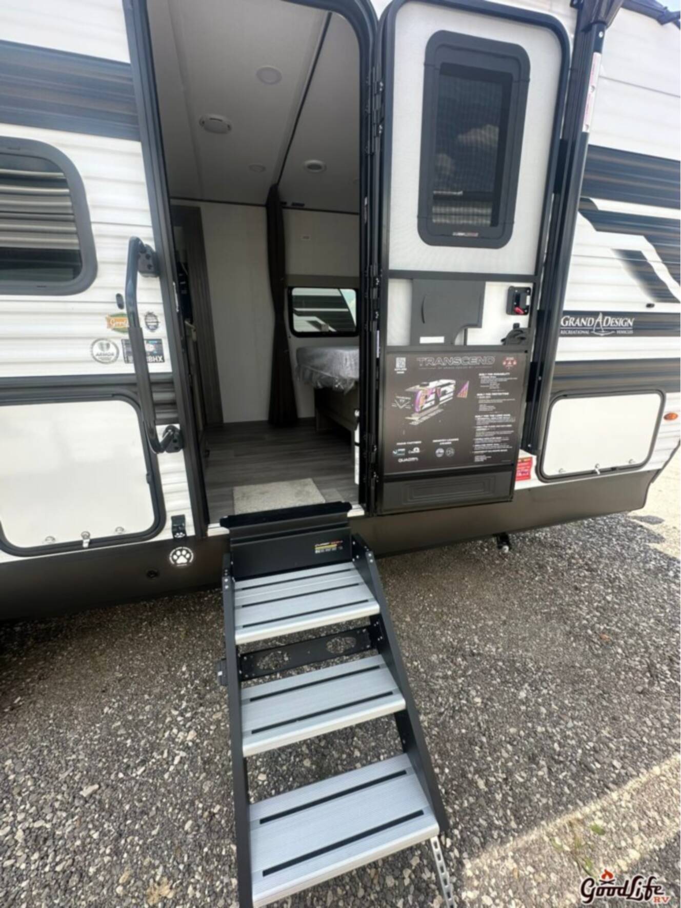A photo of this 2026 Grand Design Transcend XPLOR 23BHX