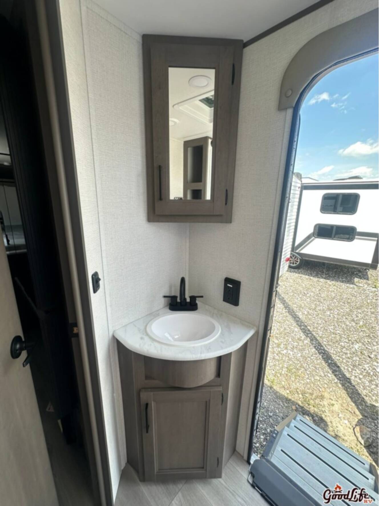 A photo of this 2026 Grand Design Transcend XPLOR 23BHX