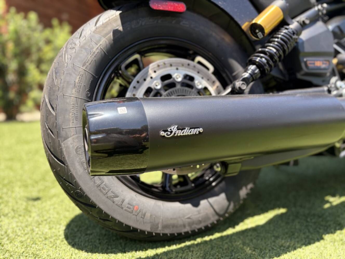 A photo of this 2026 Indian 101 SCOUT ONXY BLACK CRYSTAL